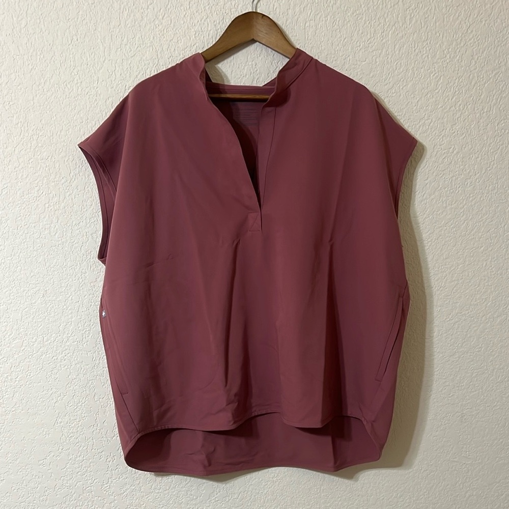 Figs | Rafaela Scrub Top in Mauve Women’s 2XL NEW - Picture 2 of 7